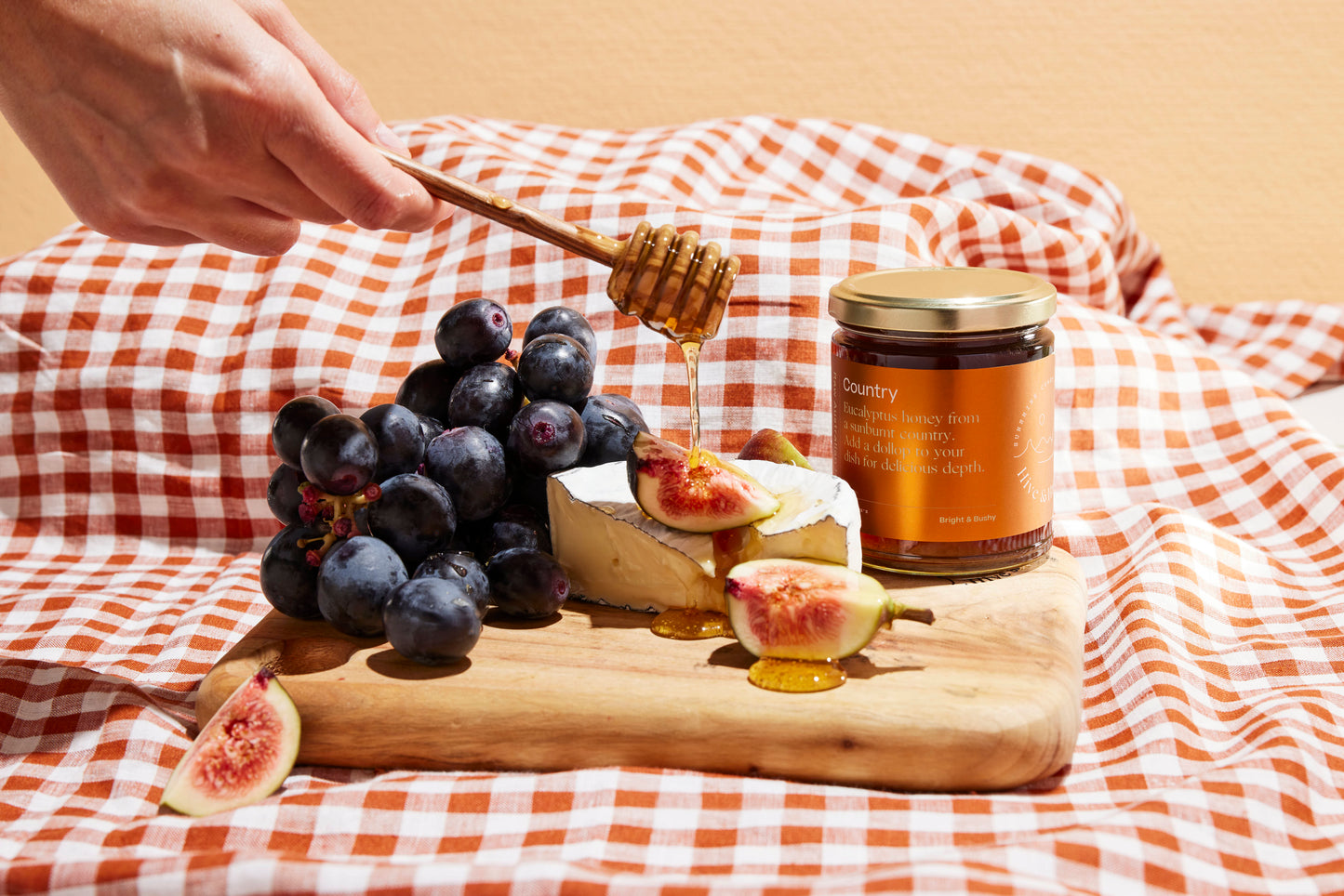 Country Honey – Raw Pure Eucalyptus Honey, Inland Queensland (350g)