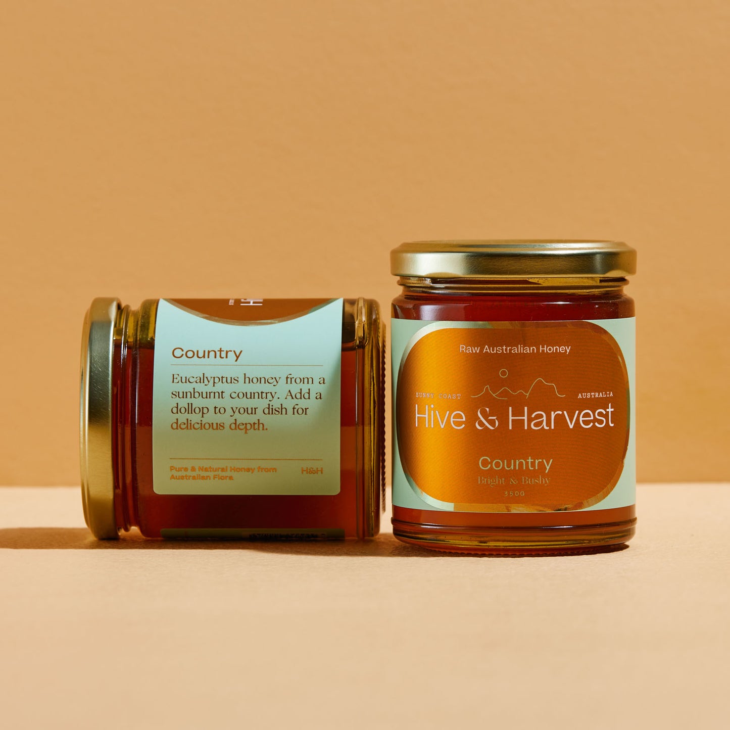Country Honey – Raw Pure Eucalyptus Honey, Inland Queensland (350g)