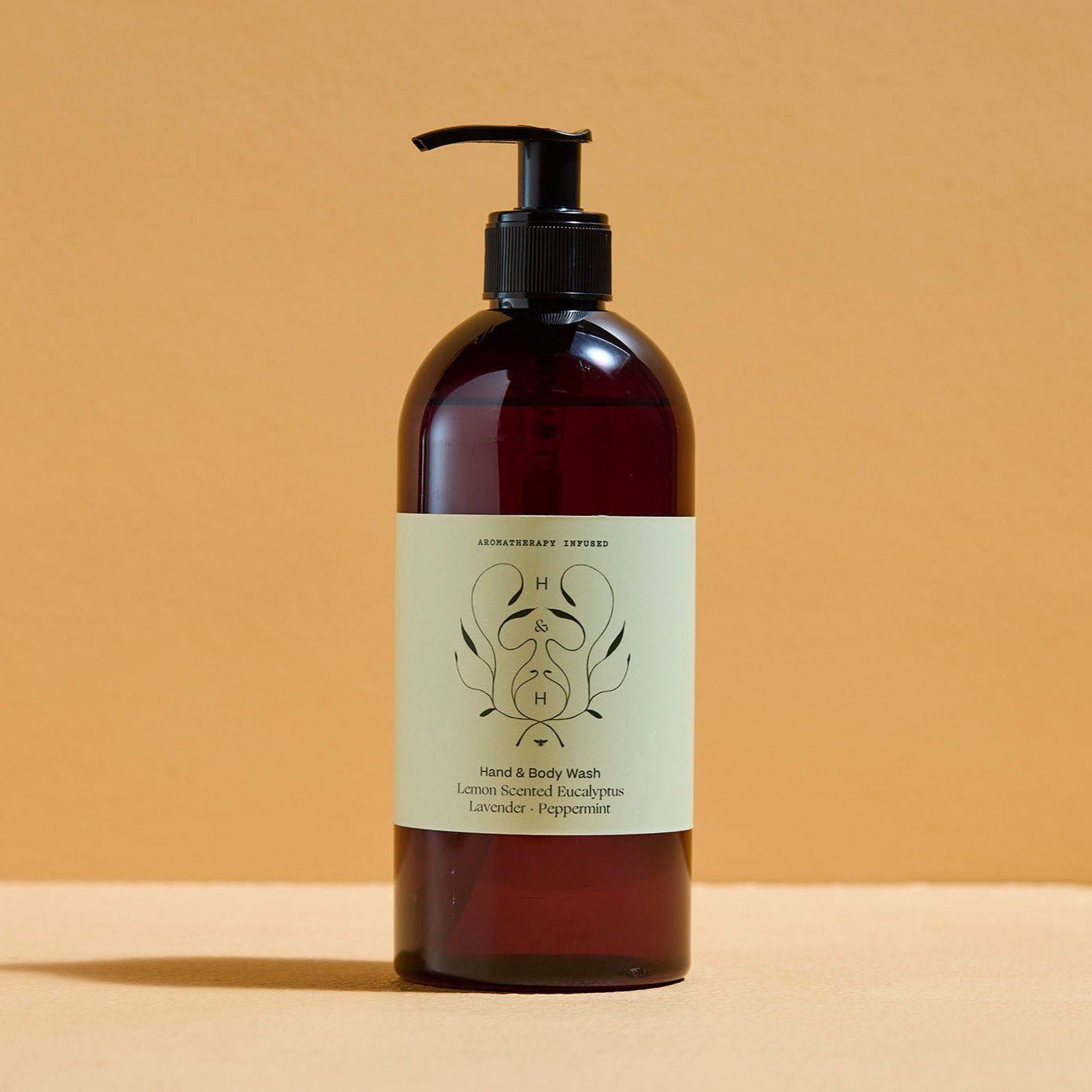 Hand & Body Wash – Lemon Scented Eucalyptus, Lavender & Peppermint (500ml)