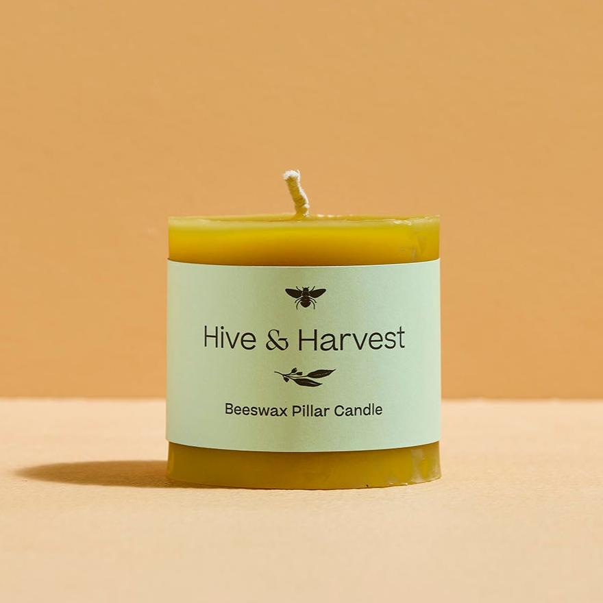 Beeswax Pillar Candle