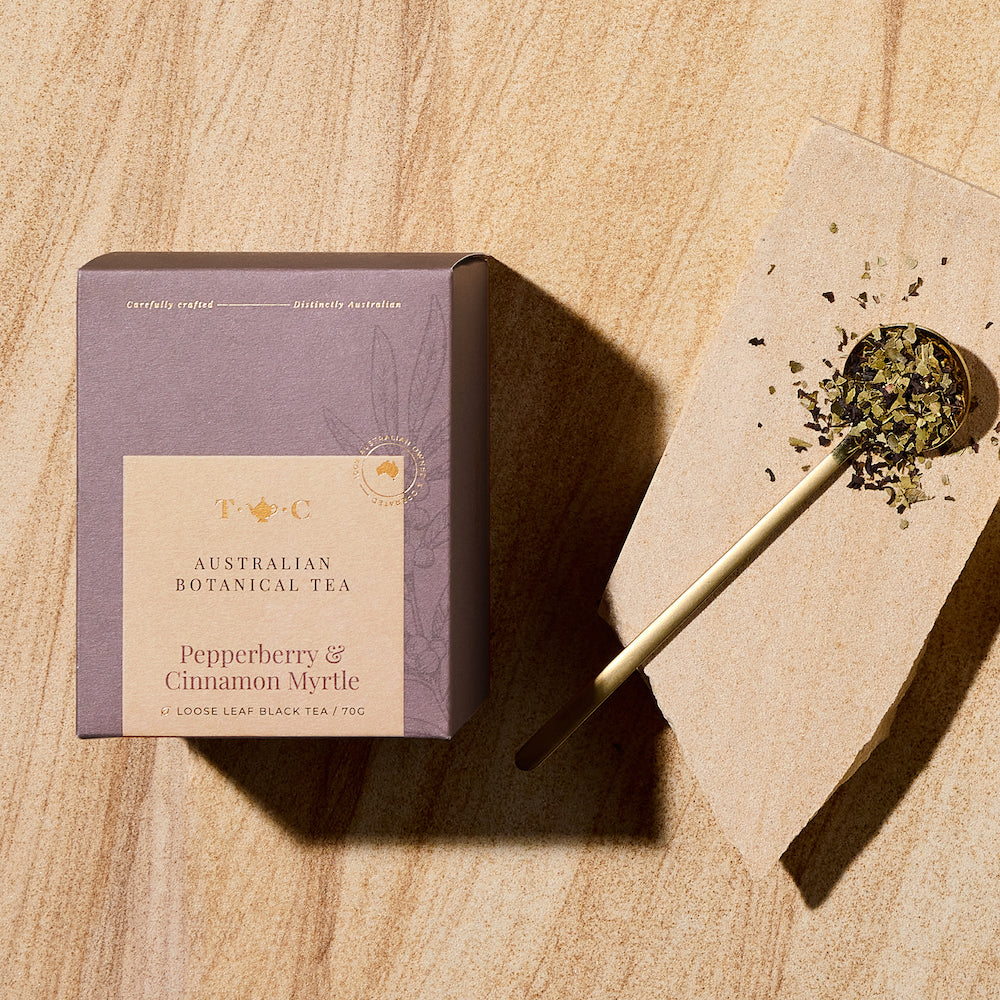 The Tea Centre Pepperberry & Cinnamon Myrtle Loose Leaf Tea Tin