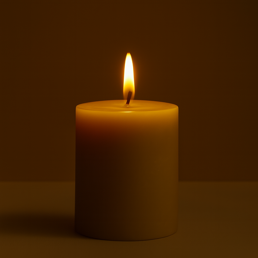 Pure Beeswax Pillar Candle - Classic