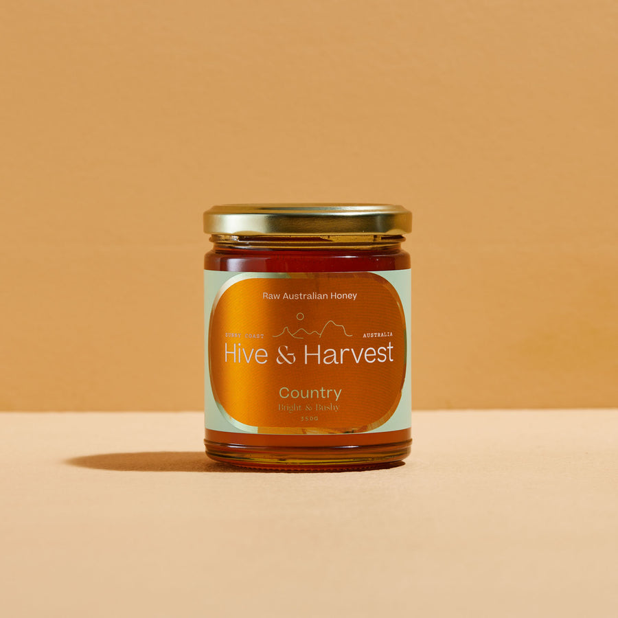 Country Honey – Raw Pure Eucalyptus Honey, Inland Queensland (350g)