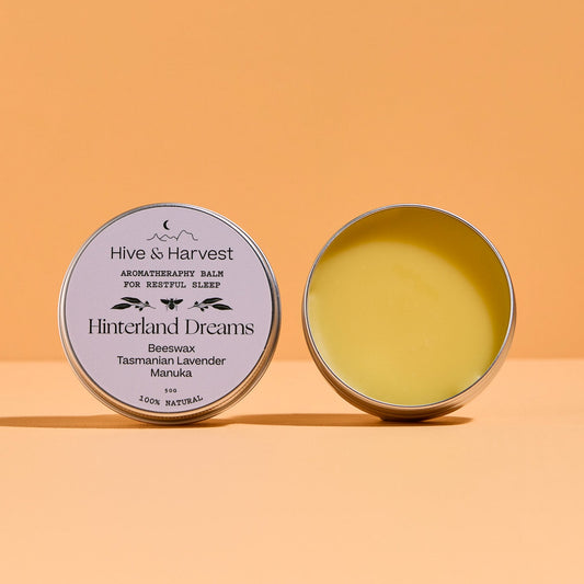Hinterland Dreams Aromatherapy Balm – Calming Beeswax & Lavender Sleep Balm