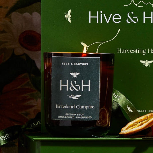 Hinterland Campfire Candle - Australian Eucalyptus & Bush Smoke