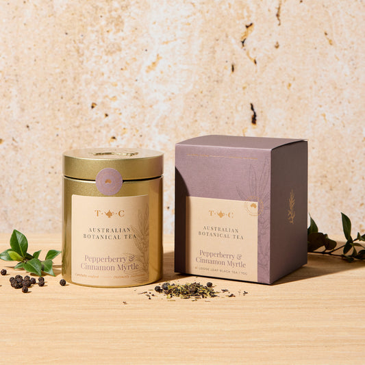 The Tea Centre Pepperberry & Cinnamon Myrtle Loose Leaf Tea Tin