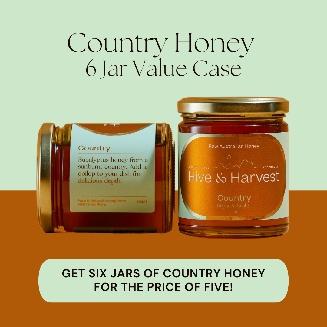 Country Honey 6 Jar Value Case