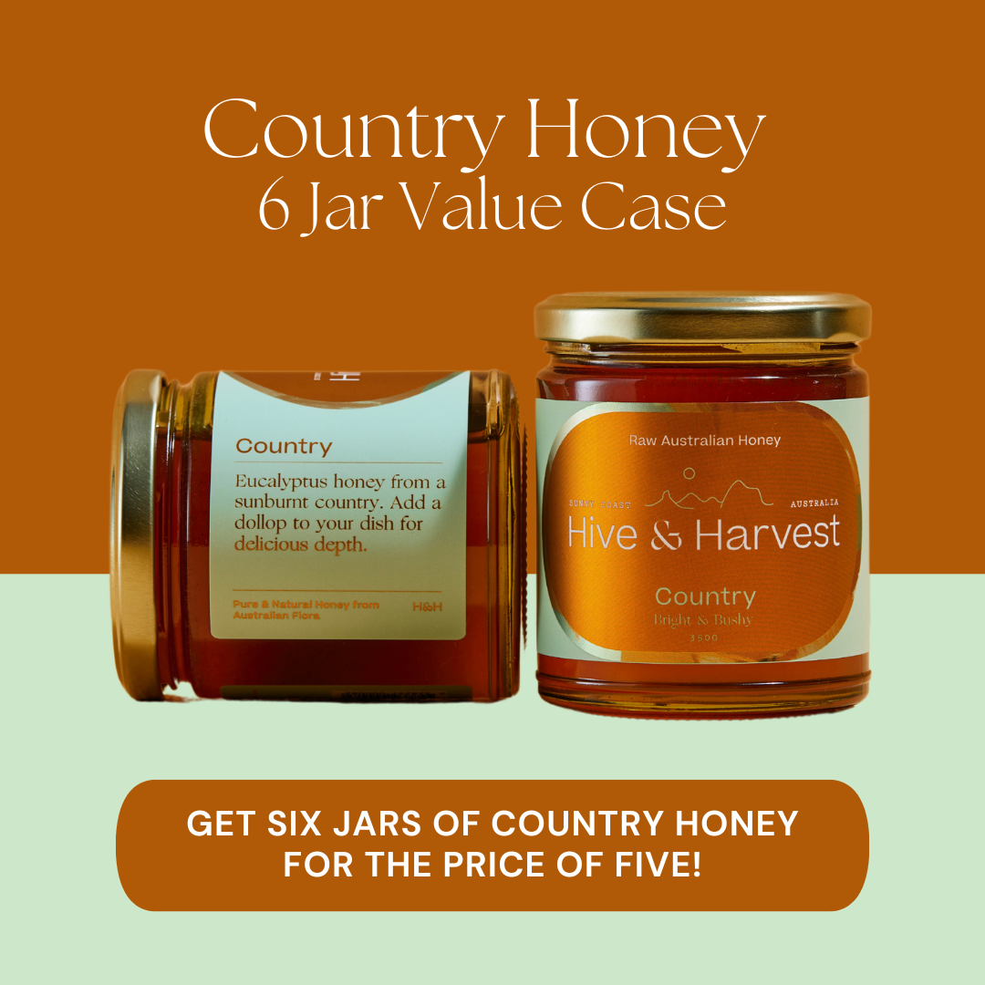 Country Honey 6 Jar Value Case