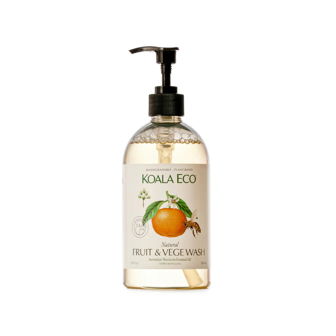 Natural Fruit & Vege Wash – Koala Eco  Mandarin | 500mL