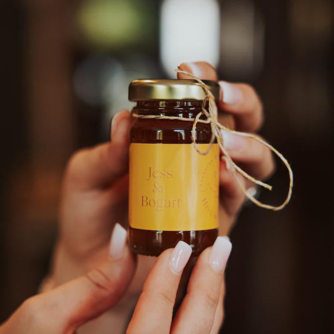 Custom Label Honey Petite Wedding Favours