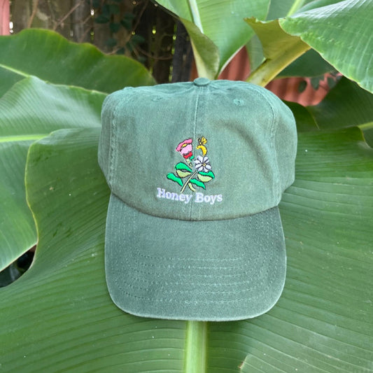 Honey Boys Buckle Cap Forest Green