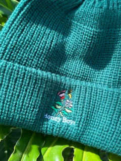 Honey Boy Pine Green Beanie