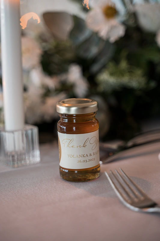 Custom Label Honey Petite Wedding Favours