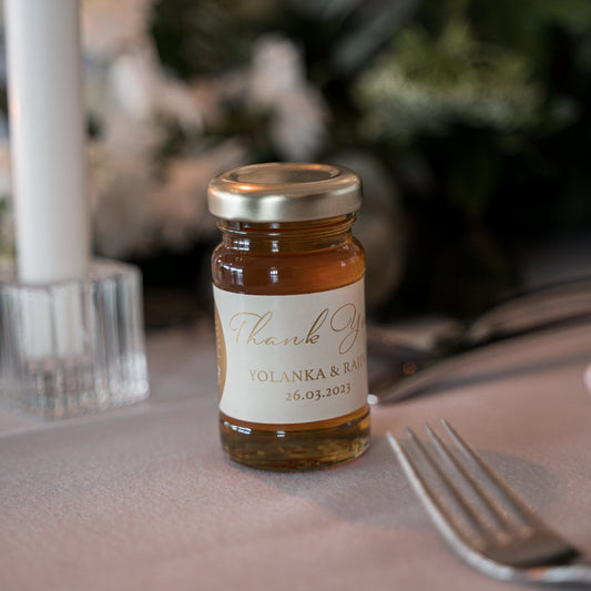 Custom Label Honey Petite Wedding Favours