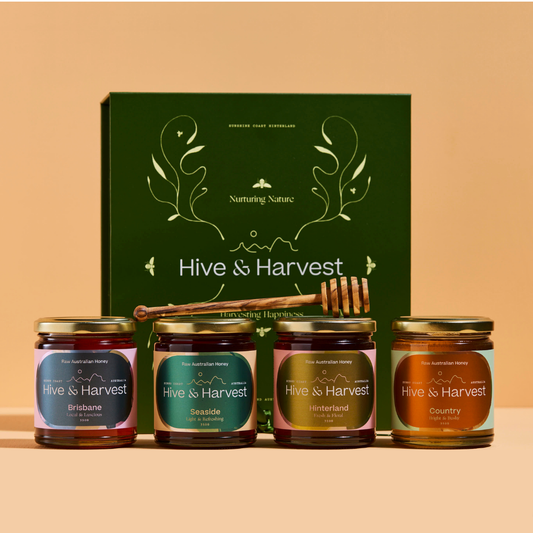Queensland Nectar Trail Deluxe Gift Set (4 × 350g jars)
