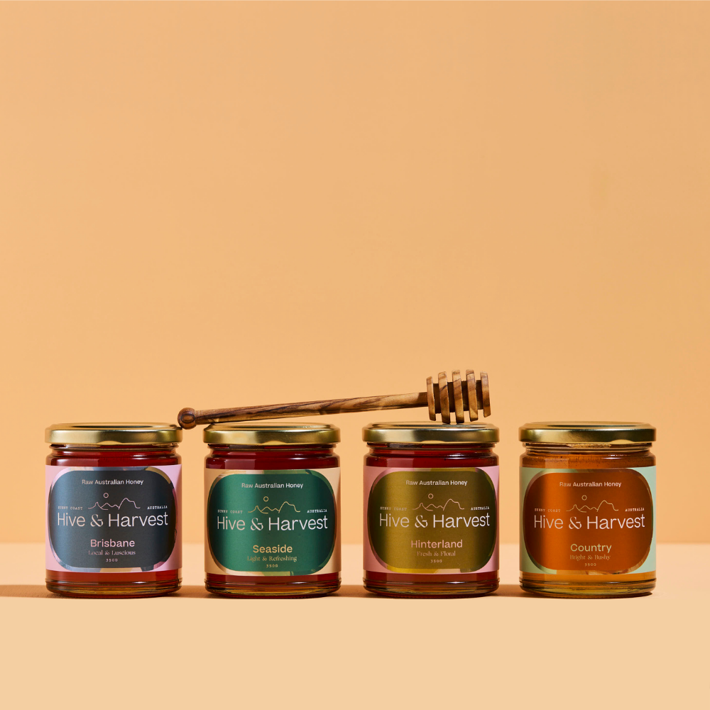 Queensland Nectar Trail Deluxe Gift Set (4 × 350g jars)