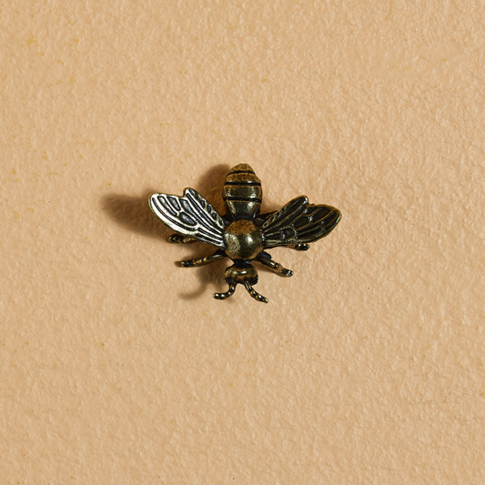 Gold Bee Dancer -  Brass Ornament